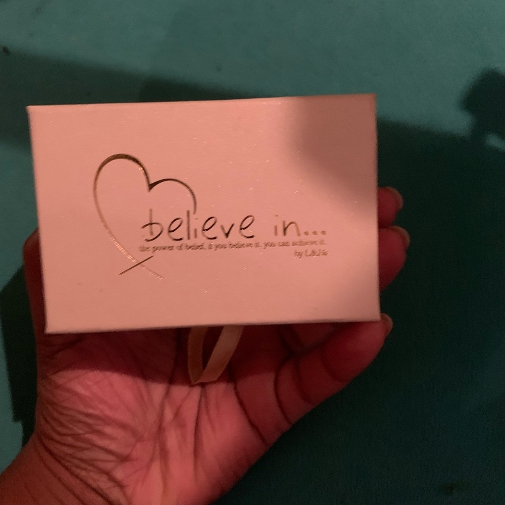 Believe bracelet